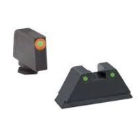 Green Tritium Round Outline Orange .315/black .394 for Glock TallSuppressor