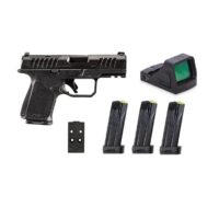 Rost Martin RM1S Handgun 9mm Luger 10(4)rd Magazines 3.6" Barrel Black Black Viridian Red Dot Pistol Case