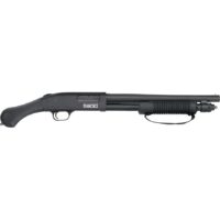 Mossberg 590s Shockwave Shotgun 12 ga 3" Chamber 854rd Magazine 14.375" Barrel Black Strapped Forend