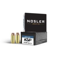 Nosler Match Grade Handgun Ammunition .40 S&W 150 gr JHP 1110 fps 20/ct