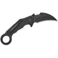 Smith & Wesson Extreme Ops Karambit Assisted Folding Knife 3" Hawkbill Blade Black