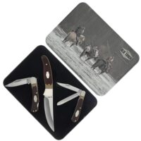 Old Timer Knife Combo Tin Fixed and Folding Knives