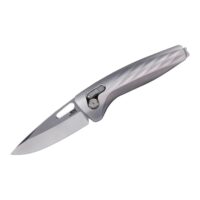 SOG Knives One-Zero XR Folding Knife 3-1/10" Drop Point Blade Silver Black Box