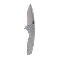 SOG Knives Aegis FLK 2.0 Folding Knife 3-1/4" Drop Point Blade Silver Blister