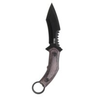 SOG Knives Phantom Edge Fixed Knife 4-3/4 Tanto Blade Black