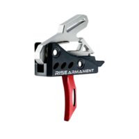 Rise Armament RA-535 Advanced Performance Single Stage AR Rifle Trigger 3.5 lb Curved Red