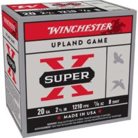 Winchester Super-X Game Shotshells 20 ga 2-3/4" 7/8 oz 1210 fps #8 25/ct