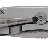 S&W KNIFE EXECUTIVE PLATINUM - 3" SS/SS DROP POINT W/PKT CLIP