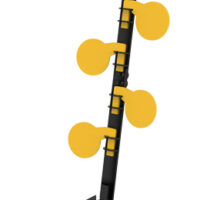 CALDWELL AR500 DUELING TREE - 3/8" AR500 STEEL YELLOW 6 TGTS