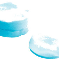 TC T17 PRE-SATURATED CLEANING - PATCH 2 1/2" 100 PER JAR