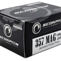 SCORPION 357 MAG - 158GR JHP 20RD 10BX/CS