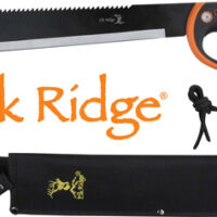 MC ELK RIDGE MACHETE 21.5" - BLADE W/SHEATH D-HANDLE BLK/SS