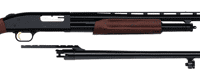 MOSSBERG 500 COMBO 12GA 3" - 28"VR 24"RIFLED BLUED WOOD