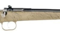 CRICKETT RIFLE G2 22LR TAN - SYNTHETIC/GOLD WEB BLUED