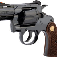COLT PYTHON 357MAG 2.5" 6RD - BLUED WALNUT GOLD MEDALLION