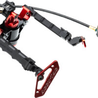 ACCU-TAC BIPOD HYB500 HYDRO - PICATINNY WITH REMOTE BLK/RED