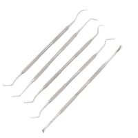 KLEENBORE 5PC GUN PICK TOOL - SET STAINLESS DOUBLE ENDED