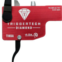 TRIGGERTECH TIKKA SINGLE STAGE - BLACK DIAMOND CURVED BLK/RED