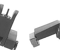 JE FLIP-UP FRONT AND REAR - OFFSET POLYMER SIGHT SET BLACK
