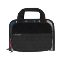 Allen Victory Series Double Tactical Soft Handgun Case 9" Flag Black