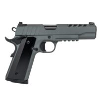Tisas 1911 Night Stalker Handgun 45 ACP 8rd Magazines (2) 5" Barrel Grey with Black Grips