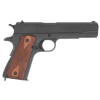 Tisas 1911A1 Army Handgun .45 Auto 7rd Magazines(2) 5" Barrel Walnut Grips Manganese Phosphate Finish