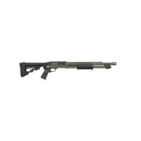 Mossberg 590R Stand-Off OD Green Cerakote Shotgun 12ga 3" Chamber 6rd Capacity 18.5" Barrel Adjustable Stock