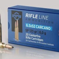PPU Rifle Ammunition 6.5x52mm Carcano 123 gr SP 2690 fps - 20/ct