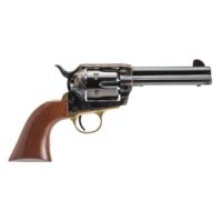 Cimarron Firearms Pistolero Dual Cylinder Case Hardened Handgun 9mm Luge/.357 Mag 6rd Capacity 4.75" Barrel Wood Grips