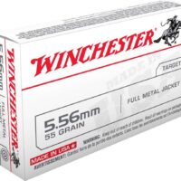 Winchester USA Rifle Ammunition 5.56mm 55gr FMJ  3270 fps 20/ct