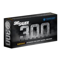 Sig Sauer Tac-TX Rifle Ammunition .300 Blackout 110gr JSP 1000 fps 20/ct