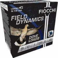 Fiocchi Lead Dove & Quail Shotshells 16ga 2-3/4 in 1oz 1165 fps #8 25/ct