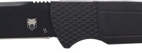 COBRATEC VIPER AUTO FOLDER - 3.12" BLACK/SATIN D2 BLK BLADE
