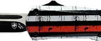 TEMPLAR KNIFE LARGE OTF BACK - THE RED 3.5" BLK DROP POINT