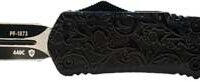 TEMPLAR KNIFE LARGE OTF MAIDEN - BLACK GLOSS 3.5" BLK DAGGER