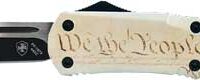 TEMPLAR KNIFE LARGE OTF WE THE - PEOPLE 3.5" BLACK TANTO