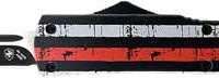 TEMPLAR KNIFE SLIM OTF BACK - THE RED 3.1" BLK DROP POINT