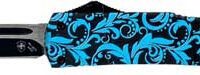 TEMPLAR KNIFE SLIM OTF MAIDEN - TEAL 3.1" BLACK DROP POINT