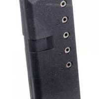 ProMag Steel Handgun Magazine Glock 43 9mm Black Polymer 6/rd