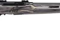 SAVAGE A22 22WMR HVY BBL 22" - ACCU TGR BLU/GRY LAM T-HOLE