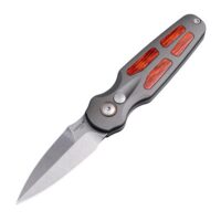 Hogue Ballista II Automatic Folder Knife 2-3/5 Spear Point Blade Grey with Cocobolo Inserts