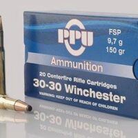 PPU Rifle Ammunition .30-30 Win 150 gr FNSP 2300 fps 20/ct