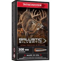 Winchester Ballistic Silvertip Rifle Ammunition .308 Win 168 gr. PT 2670 fps 20/ct