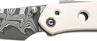 CIVIVI KNIFE VISION FG 3" - IVORY DAMASCUS BLADE CLAM PACK