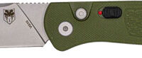 COBRATEC RECON PUSH BUTTON - AUTO 3.12" OD GREEN G10