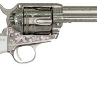 CIMARRON GEORGE PATTON V2 45LC - PW FS 4.75" ENGRAVED NICKEL