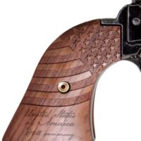 HERITAGE 22LR 4.75" FS BLUED - 250TH ANV. WOOD GRIPS