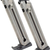 RUGER MAGAZINE MK IV 22/45 - 22LR 10RD NICKEL 2-PK