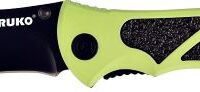 RUKO FOLDER 3.25" GREEN HANDLE - CLAMSHELL