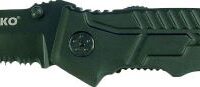 RUKO FOLDER SPRING ASSIST - 3.25" RUBBER BLACK HANDLE